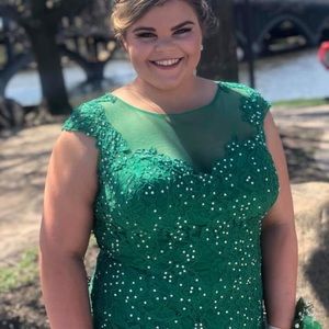 Green prom dress